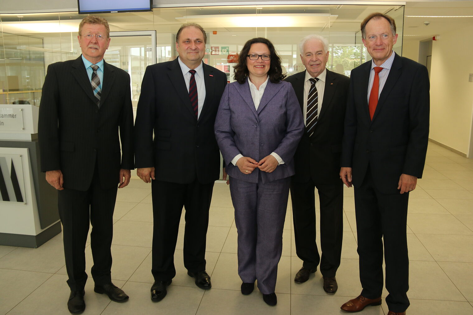 Bundesministerin Andrea Nahles besucht das Bildungszentrum Butzweilerhof 1