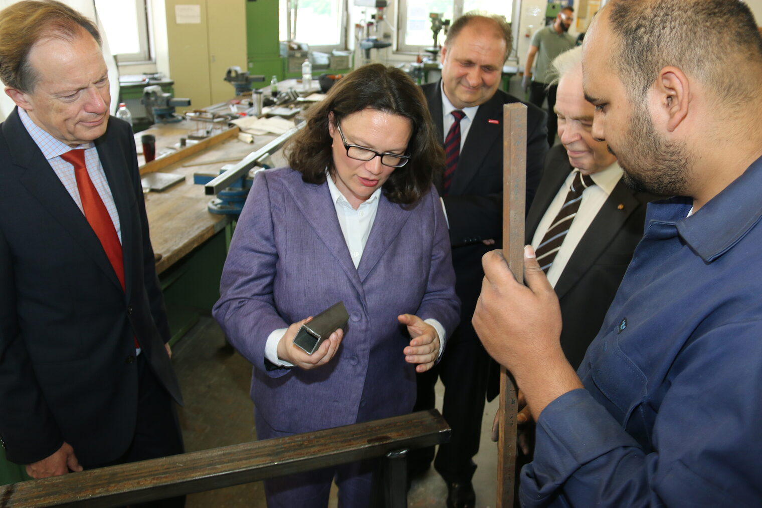 Bundesministerin Andrea Nahles besucht das Bildungszentrum Butzweilerhof 6