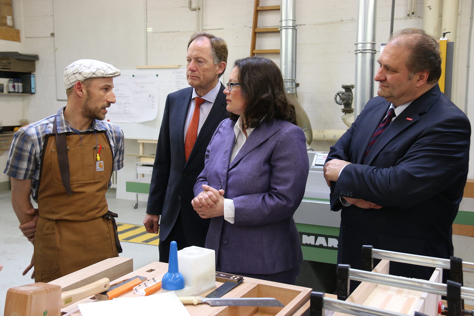 Bundesministerin Andrea Nahles besucht das Bildungszentrum Butzweilerhof 26