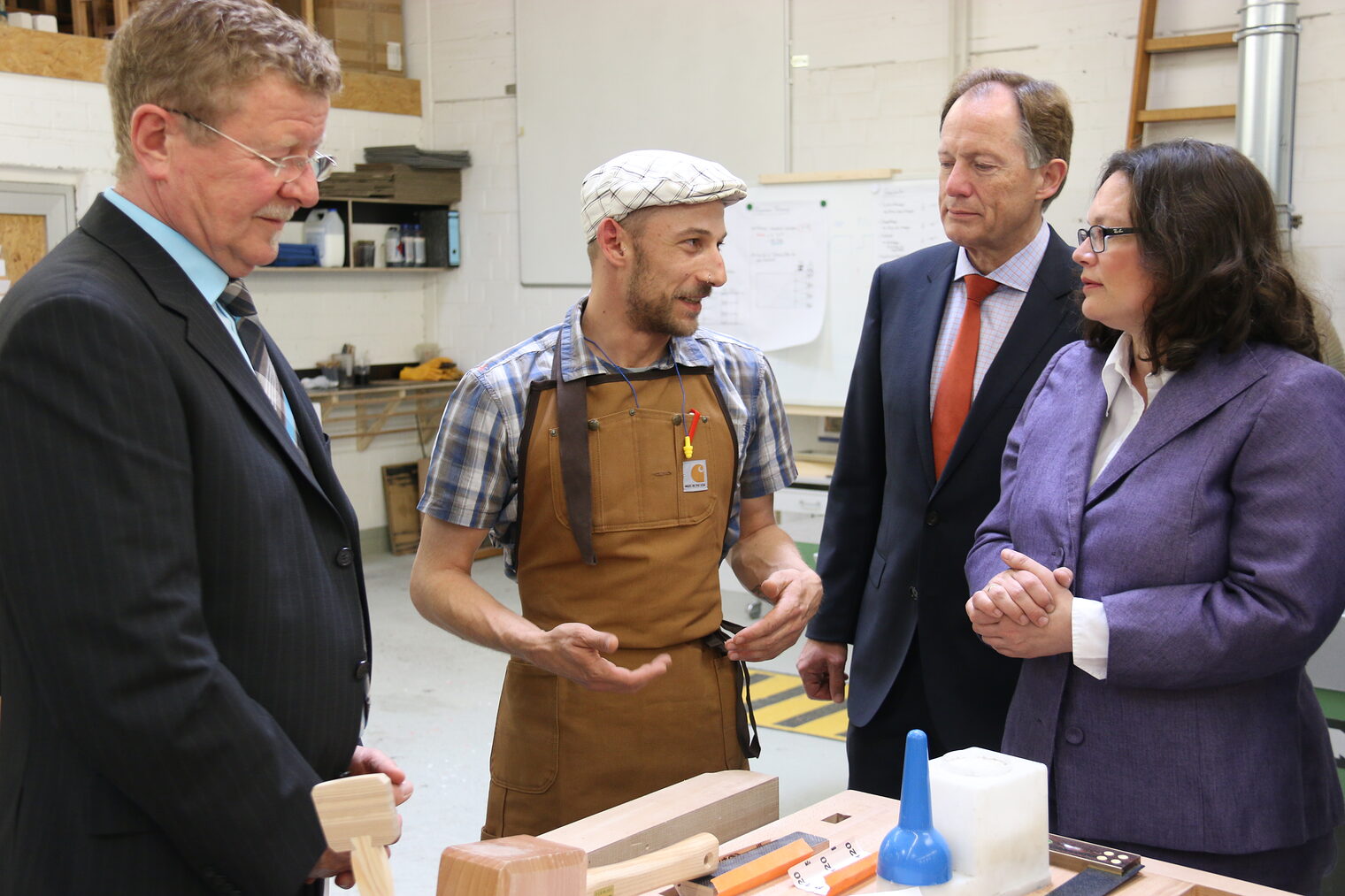 Bundesministerin Andrea Nahles besucht das Bildungszentrum Butzweilerhof 27