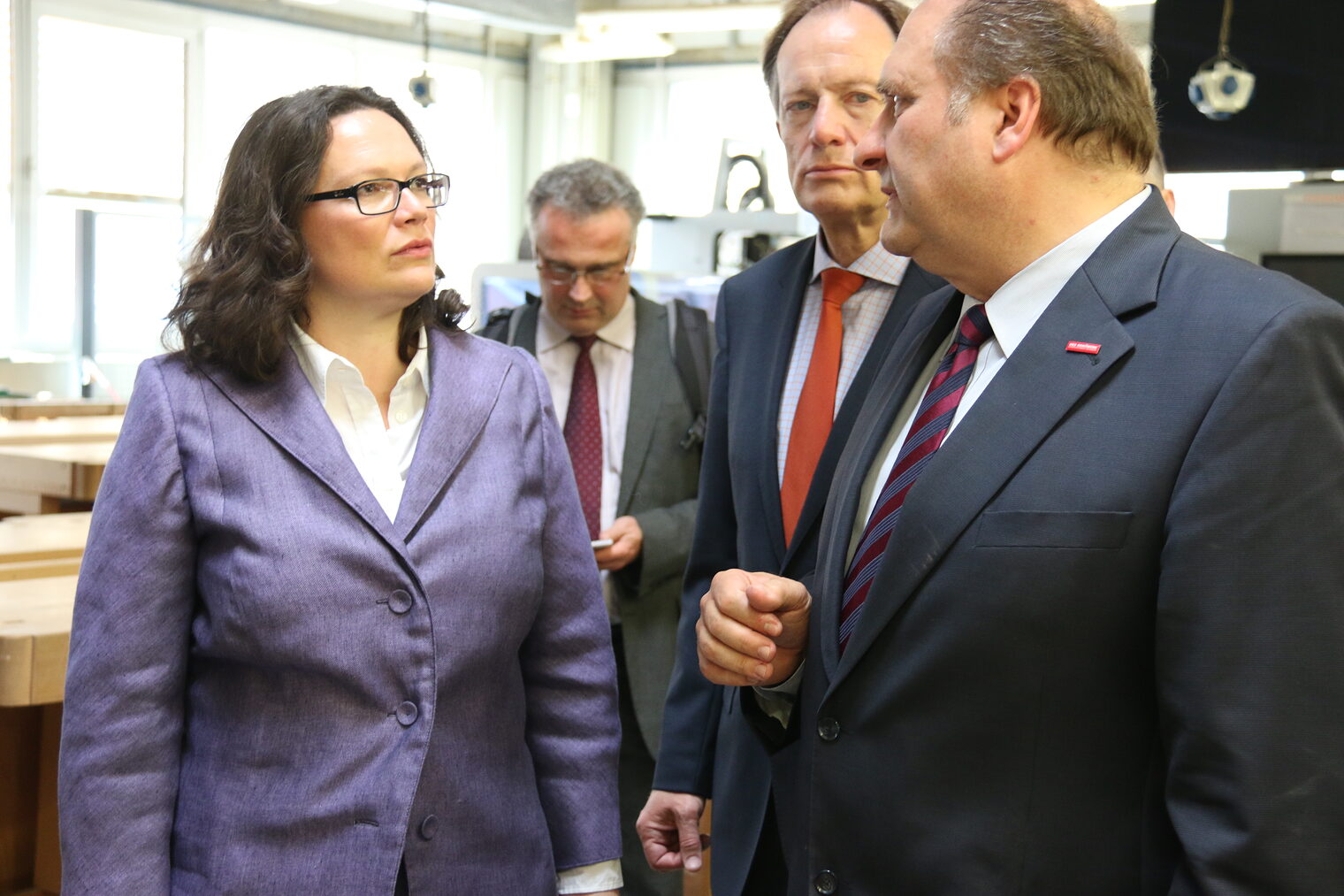 Bundesministerin Andrea Nahles besucht das Bildungszentrum Butzweilerhof 30