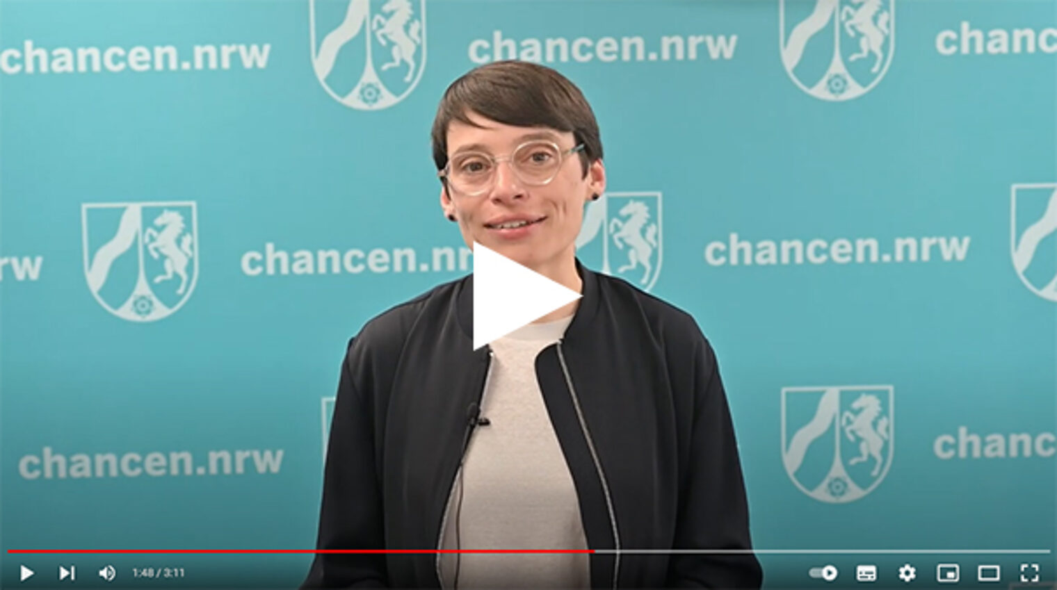 Integrationspreis Handwerk NRW_Videobotschaft NRW-Integrationsministerin Josefine Paul