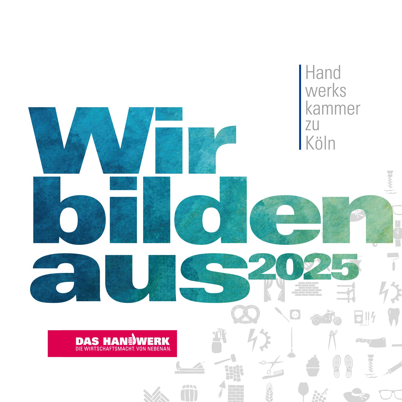 Aufkleber Wir bilden aus 2025