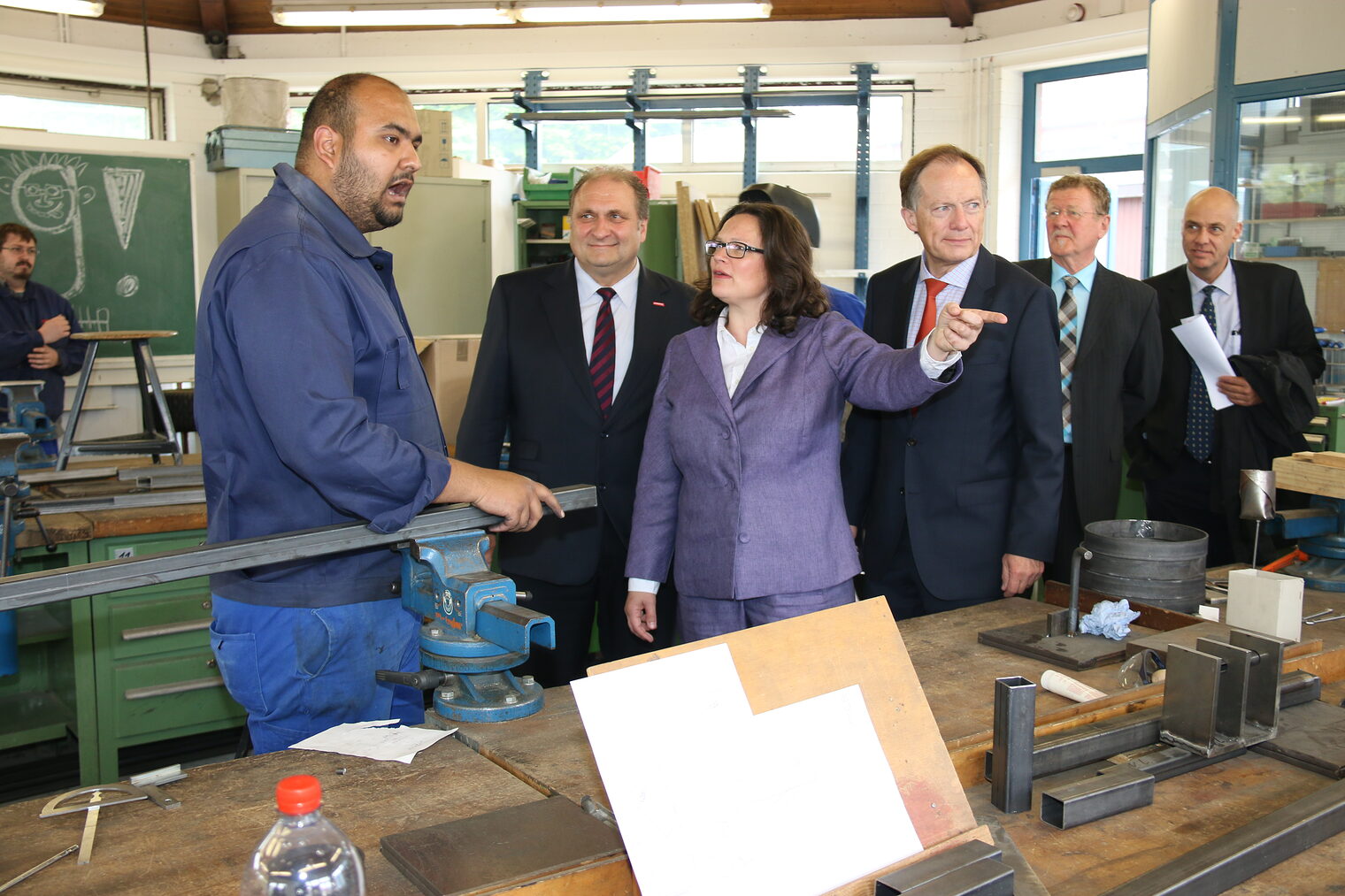 Bundesministerin Andrea Nahles besucht das Bildungszentrum Butzweilerhof 2