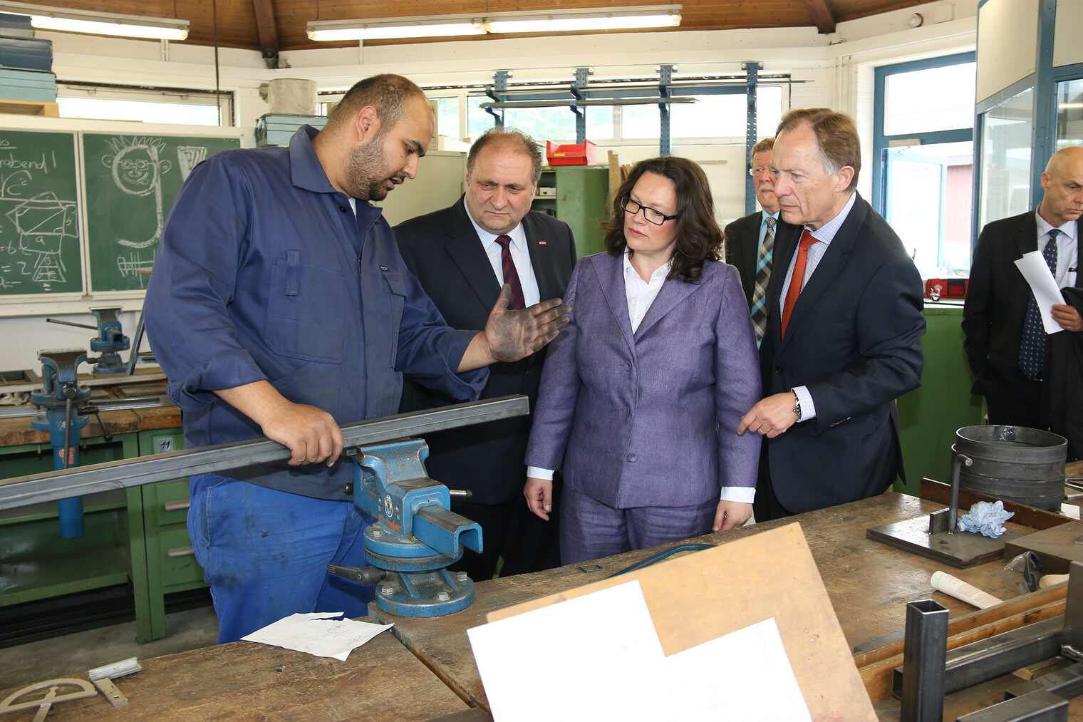 Bundesministerin Andrea Nahles besucht das Bildungszentrum Butzweilerhof 3