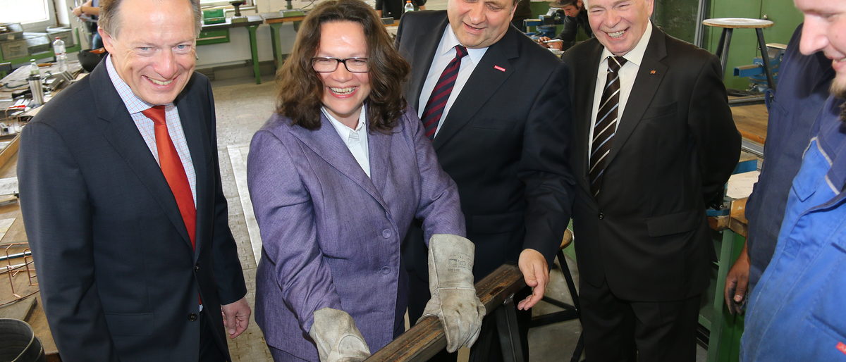 Bundesministerin Andrea Nahles besucht das Bildungszentrum Butzweilerhof 5