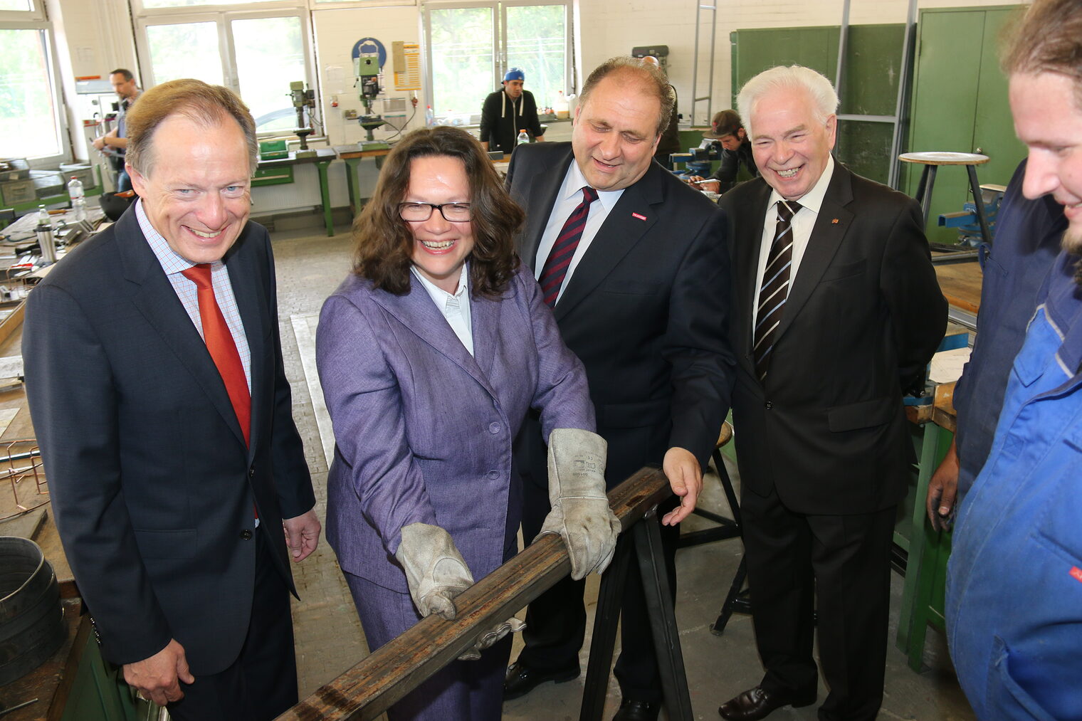 Bundesministerin Andrea Nahles besucht das Bildungszentrum Butzweilerhof 5