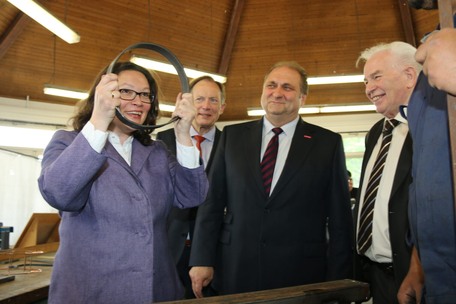 Bundesministerin Andrea Nahles besucht das Bildungszentrum Butzweilerhof 9