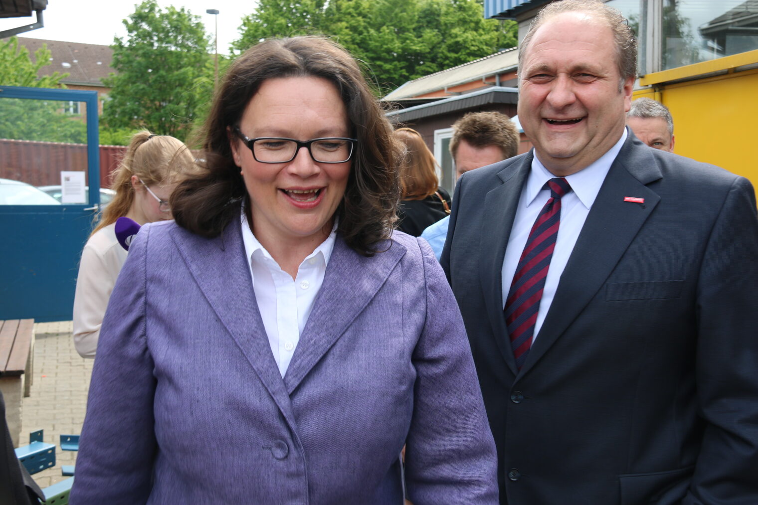 Bundesministerin Andrea Nahles besucht das Bildungszentrum Butzweilerhof 13