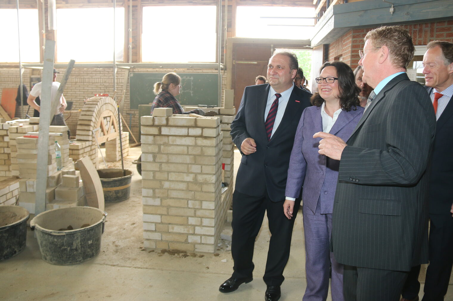 Bundesministerin Andrea Nahles besucht das Bildungszentrum Butzweilerhof 14