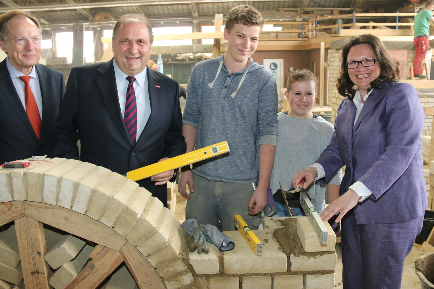 Bundesministerin Andrea Nahles besucht das Bildungszentrum Butzweilerhof 16