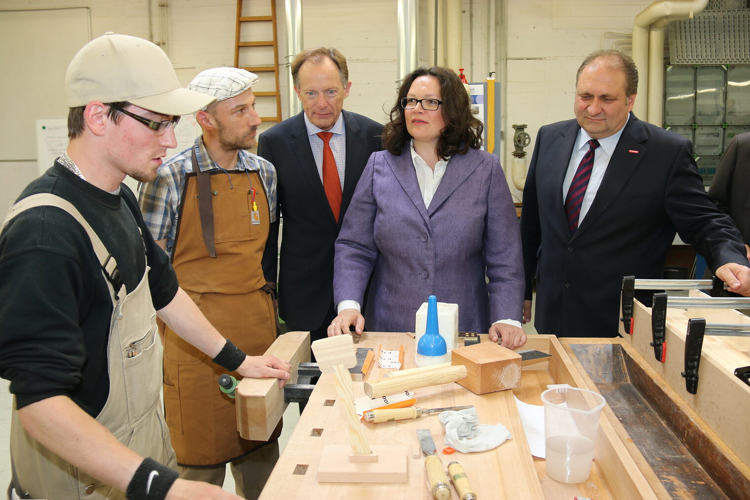 Bundesministerin Andrea Nahles besucht das Bildungszentrum Butzweilerhof 20