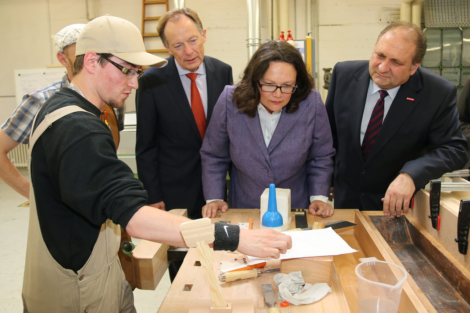 Bundesministerin Andrea Nahles besucht das Bildungszentrum Butzweilerhof 22