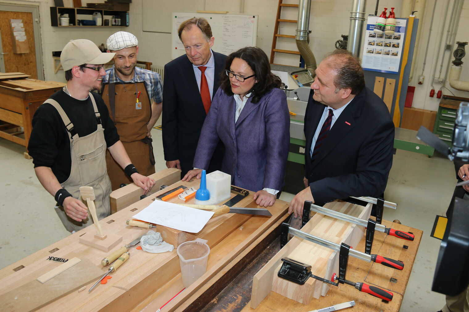 Bundesministerin Andrea Nahles besucht das Bildungszentrum Butzweilerhof 23