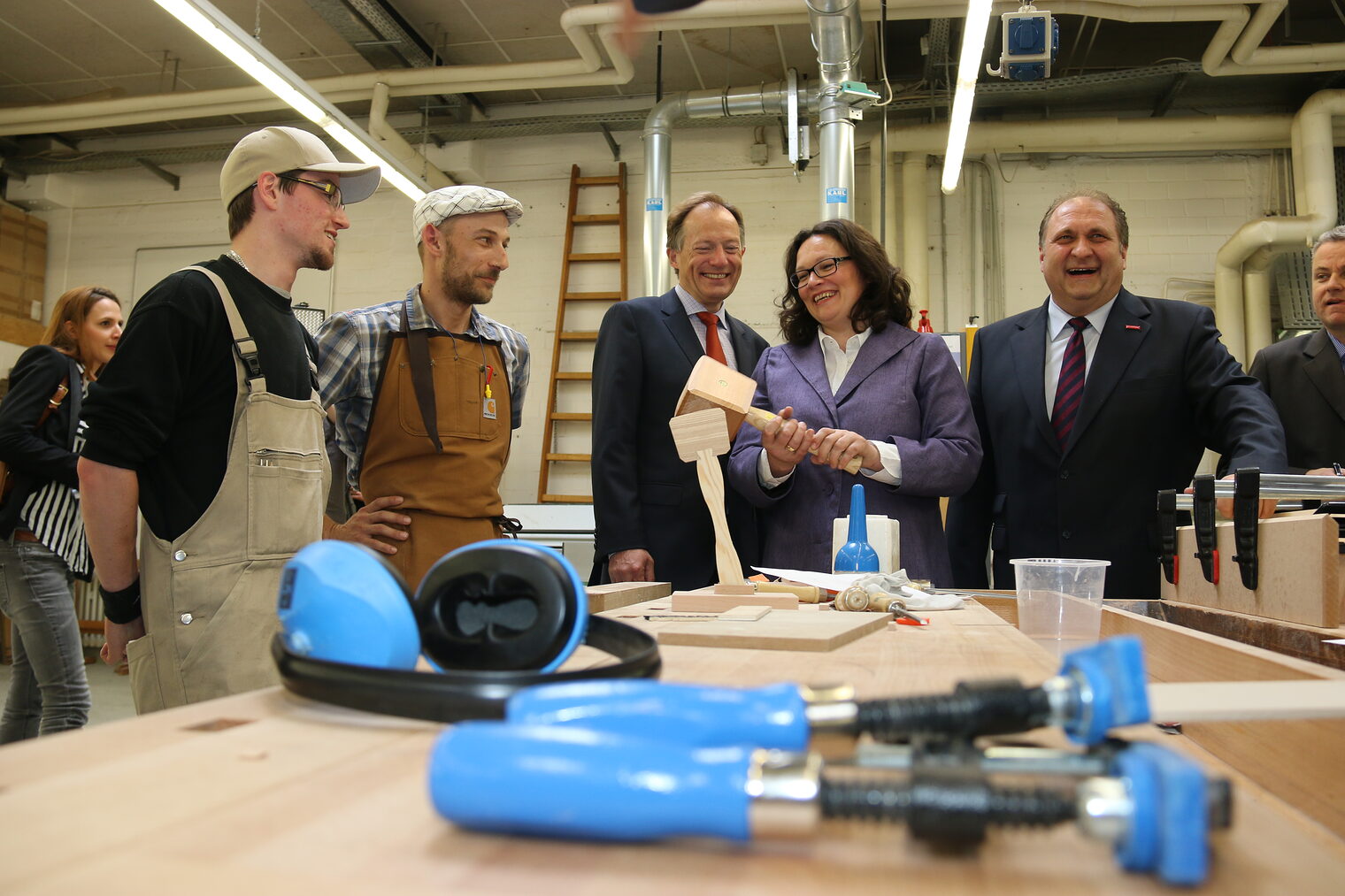 Bundesministerin Andrea Nahles besucht das Bildungszentrum Butzweilerhof 24