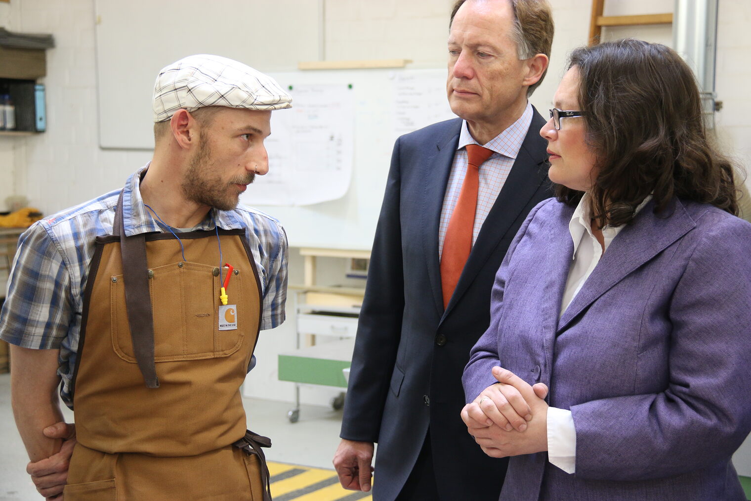 Bundesministerin Andrea Nahles besucht das Bildungszentrum Butzweilerhof 25