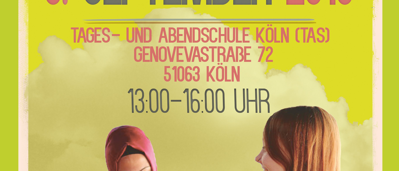 Flyer: Mehrsprachige Ausbildungsbörse in Köln-Mülheim am 08.09.15
