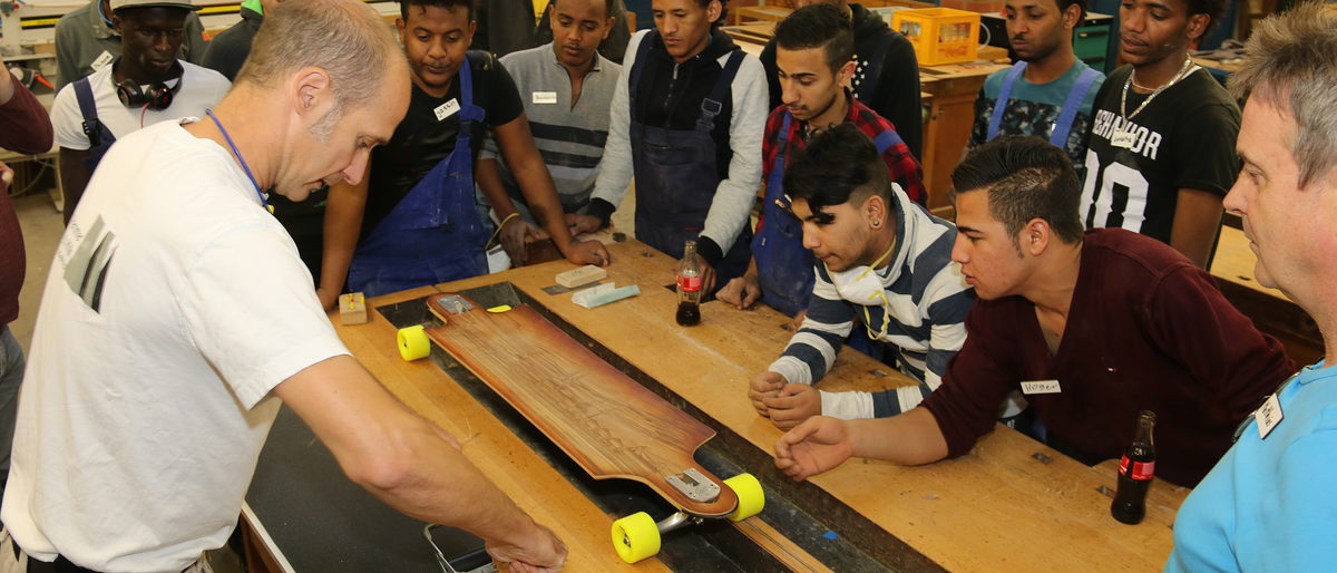 Longboard-Projekt für Flüchtlinge 25