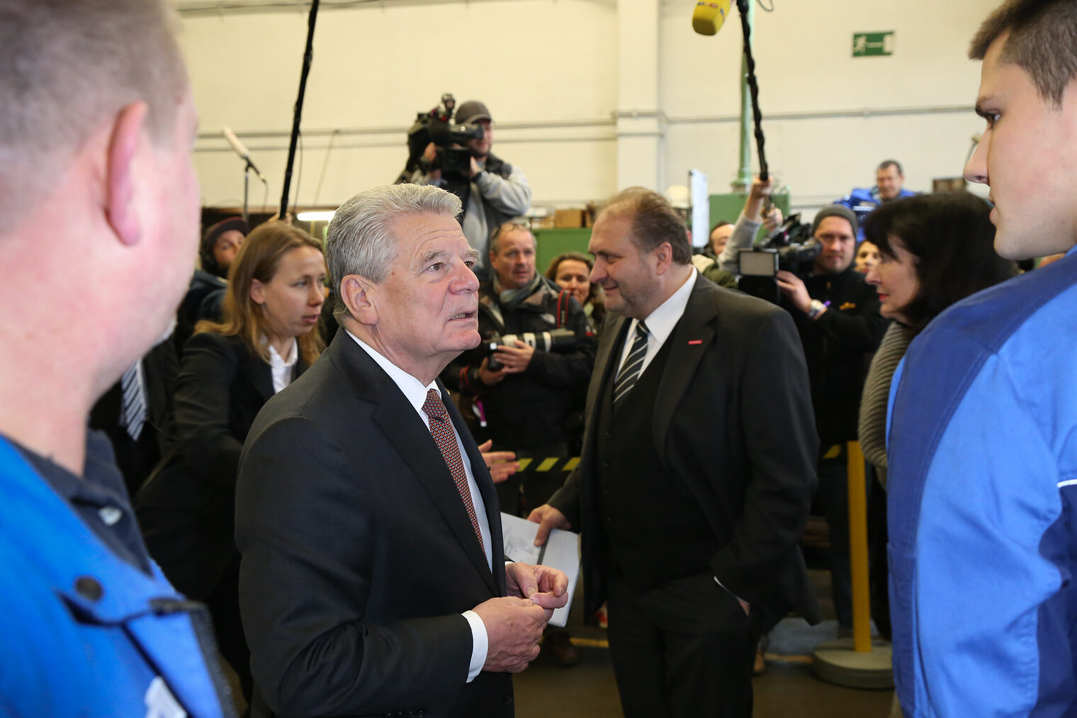 Bundespräsident Joachim Gauck besucht das Handwerk 1