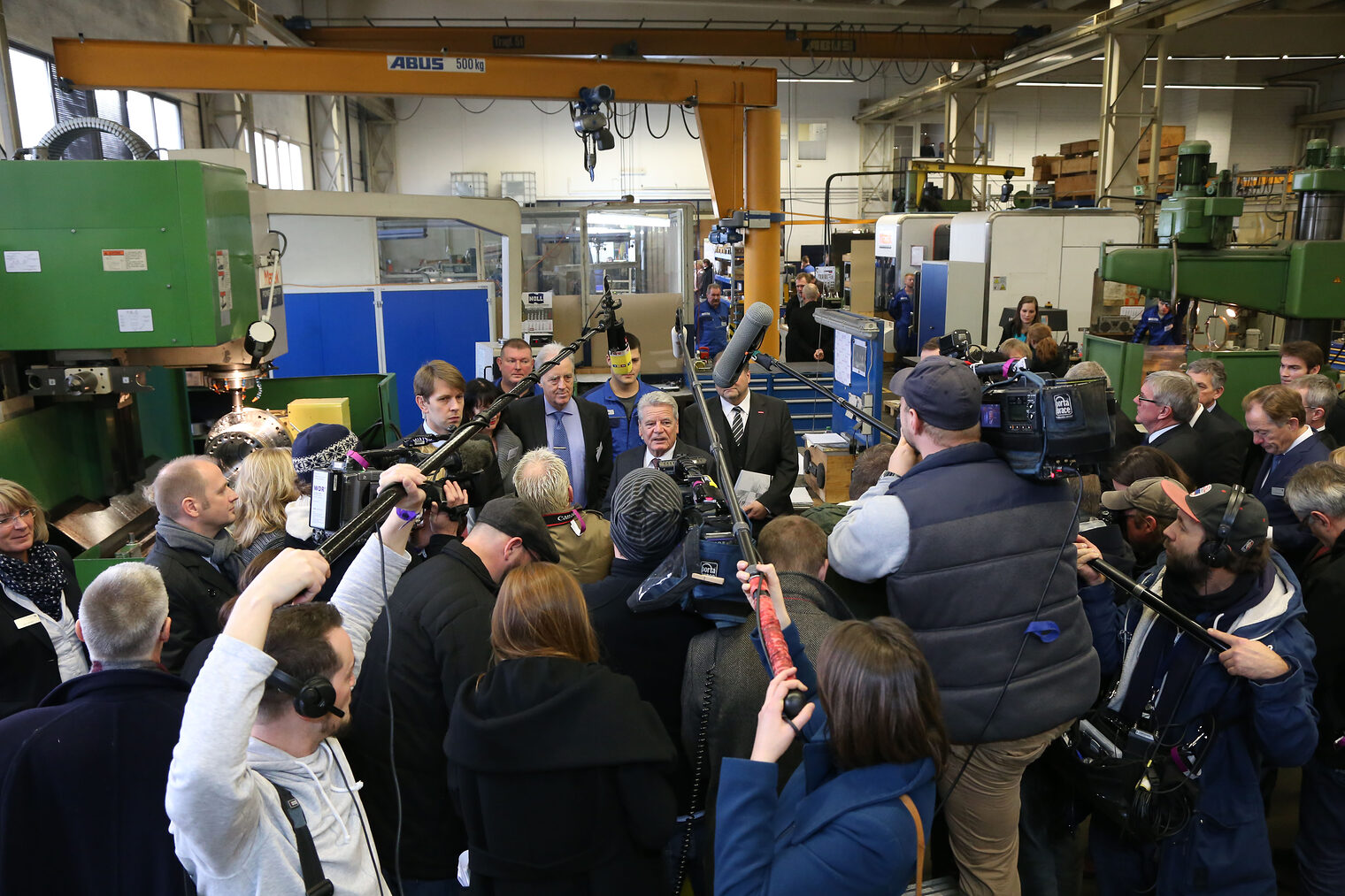 Bundespräsident Joachim Gauck besucht das Handwerk 6