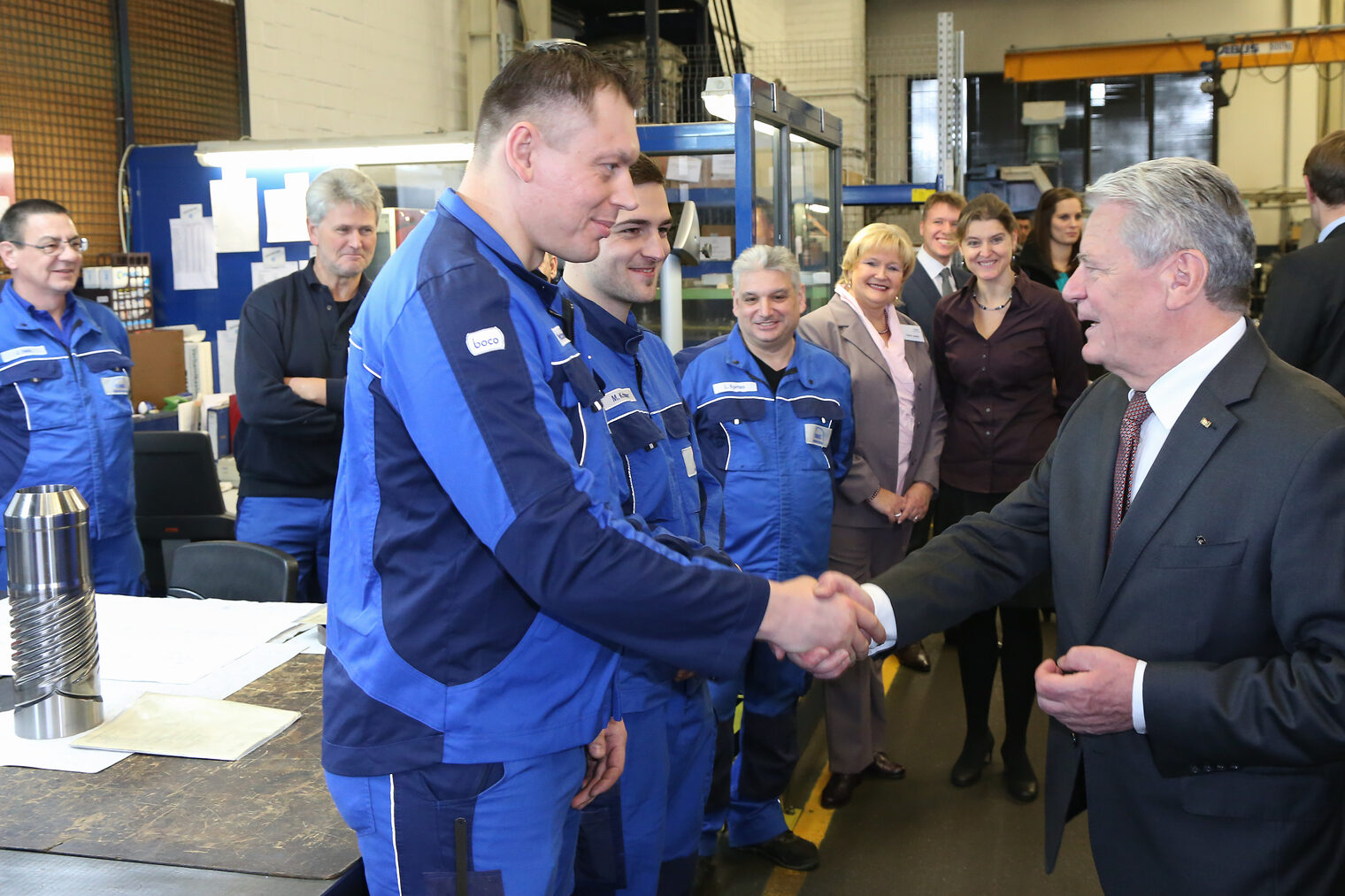 Bundespräsident Joachim Gauck besucht das Handwerk 8