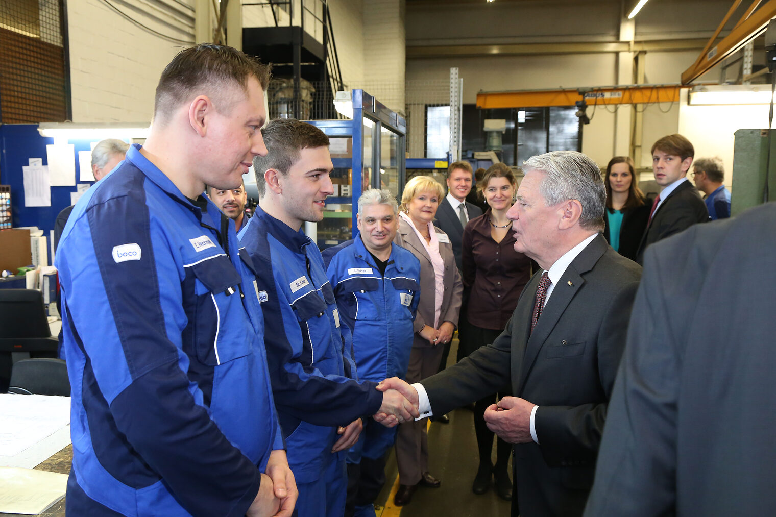 Bundespräsident Joachim Gauck besucht das Handwerk 9