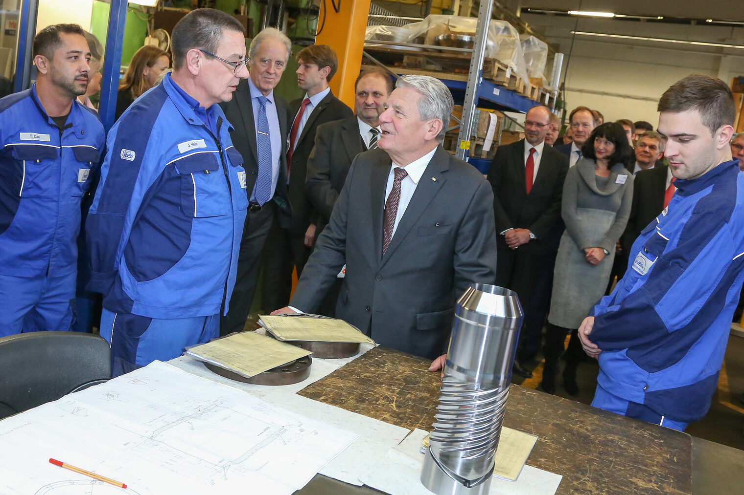 Bundespräsident Joachim Gauck besucht das Handwerk 14