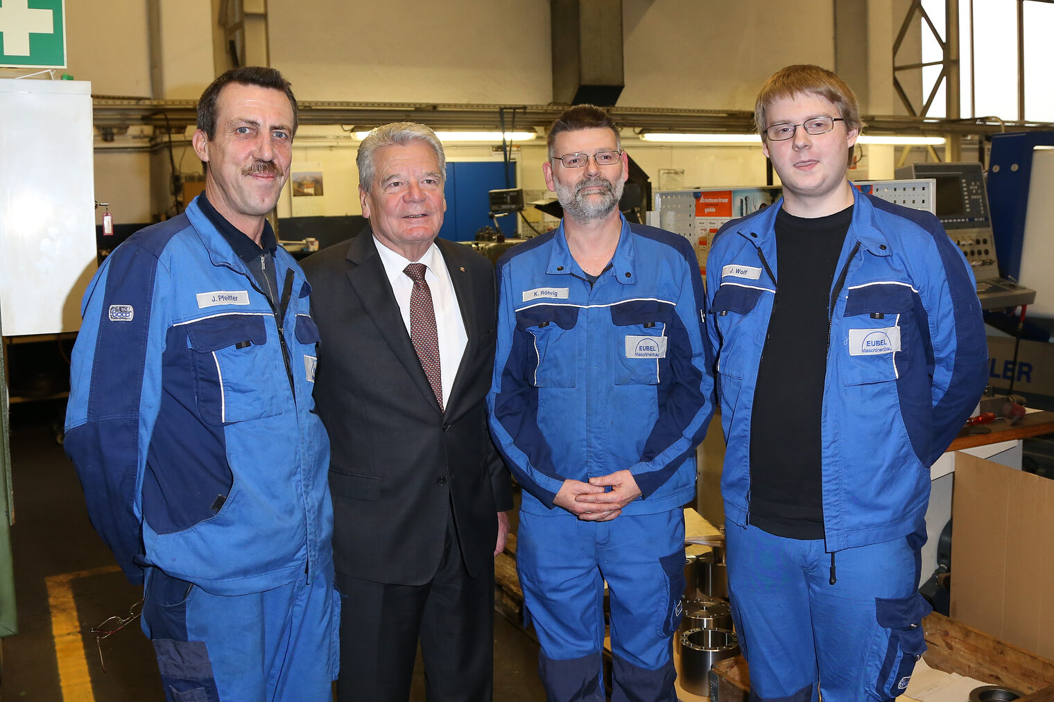 Bundespräsident Joachim Gauck besucht das Handwerk 16