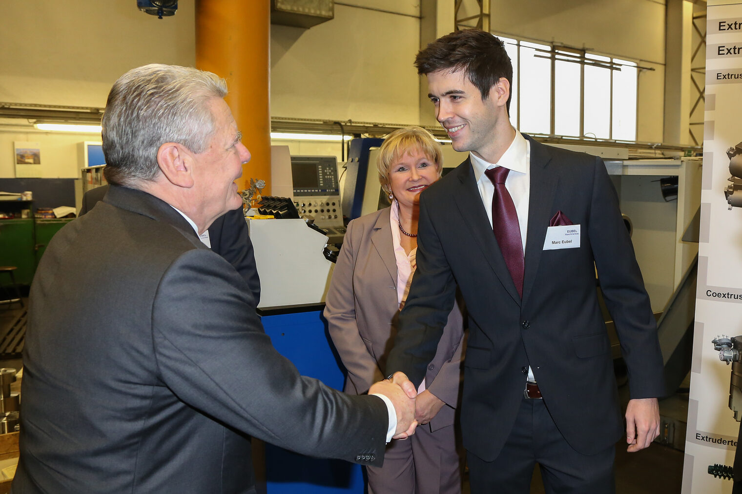 Bundespräsident Joachim Gauck besucht das Handwerk 24