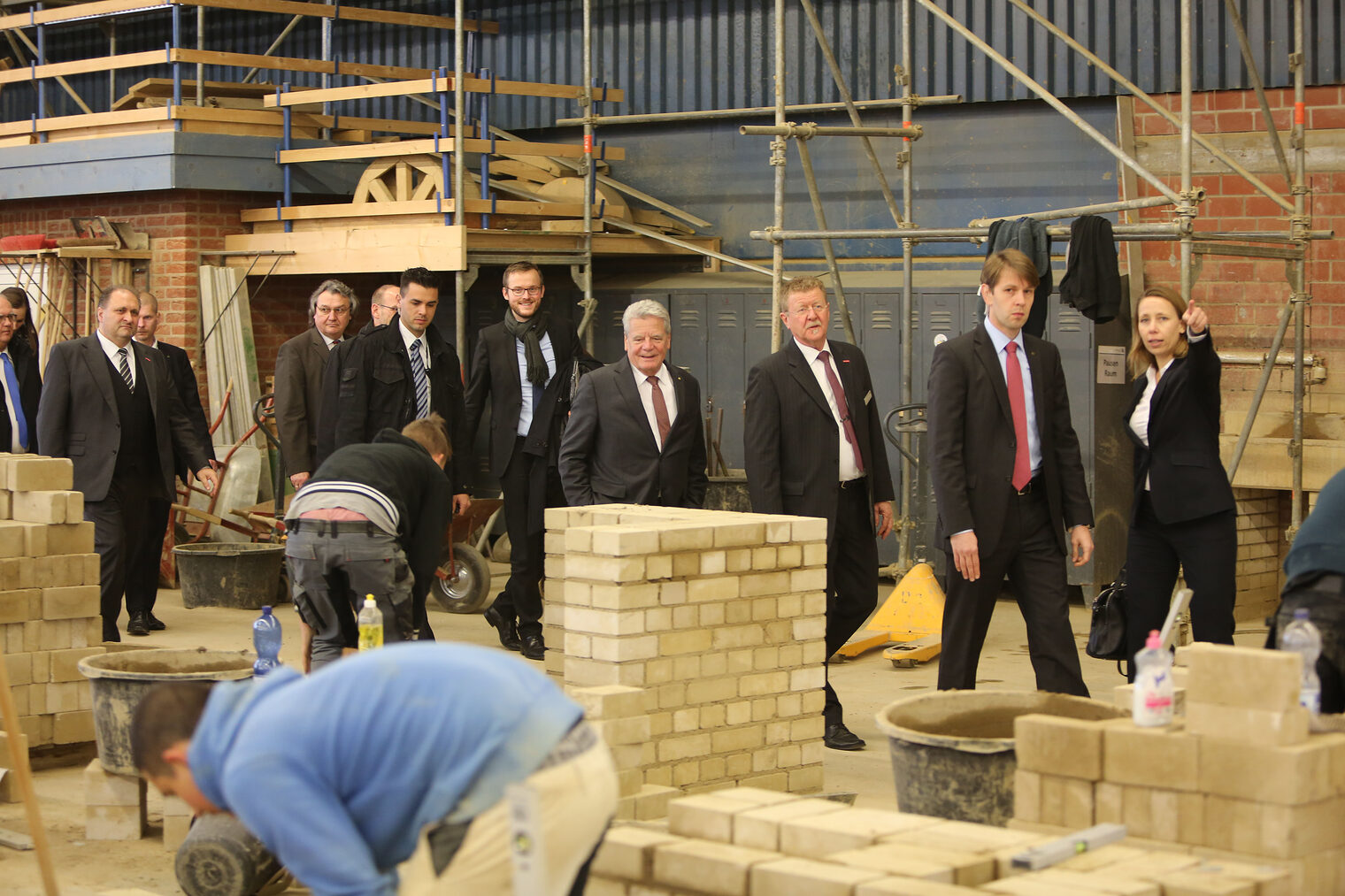 Bundespräsident Joachim Gauck besucht das Handwerk 43