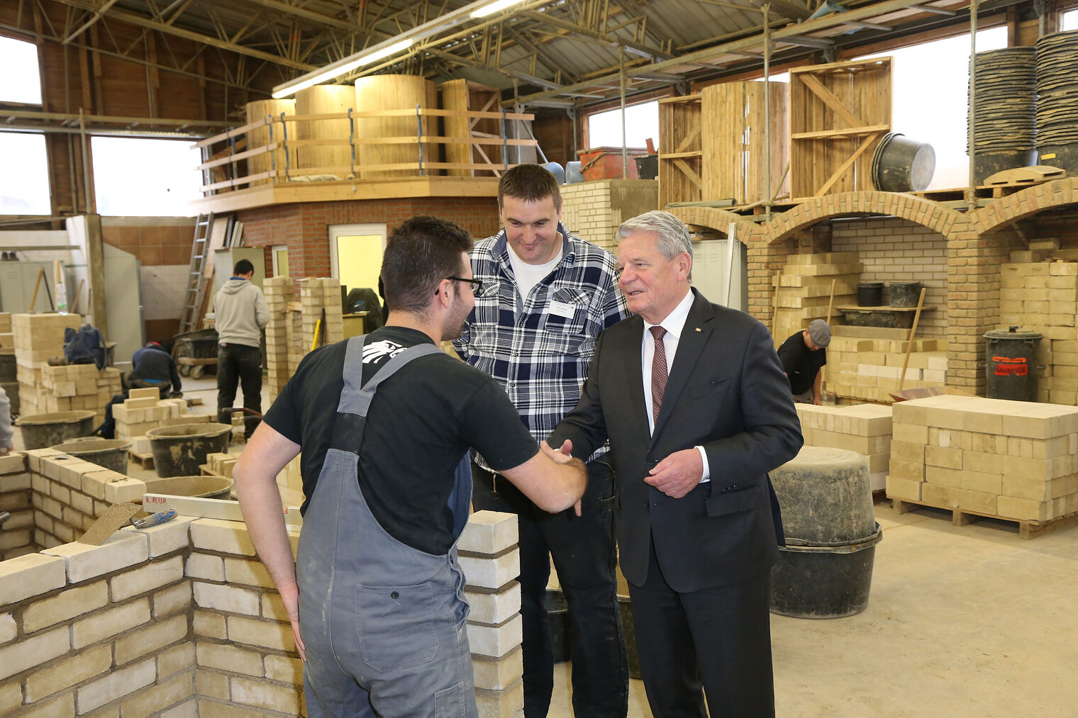 Bundespräsident Joachim Gauck besucht das Handwerk 45