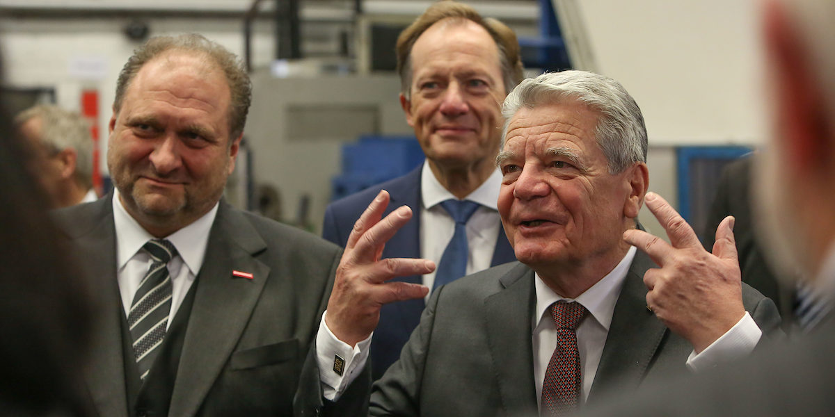 Bundespräsident Joachim Gauck besucht das Handwerk 46