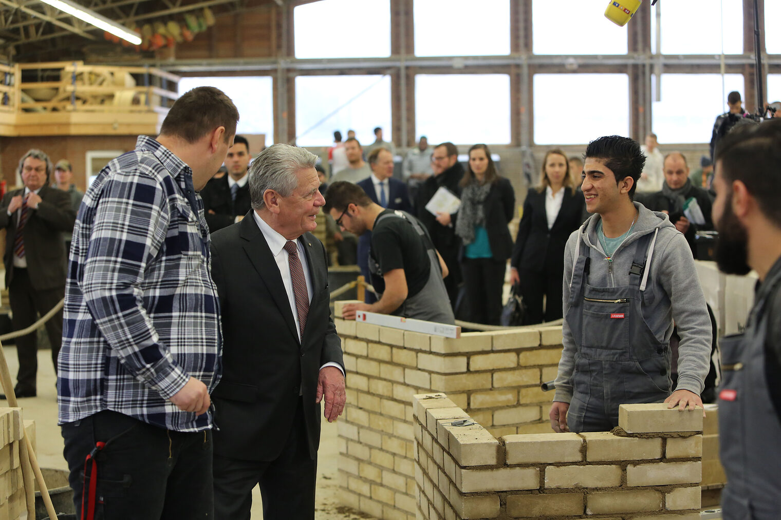Bundespräsident Joachim Gauck besucht das Handwerk 47
