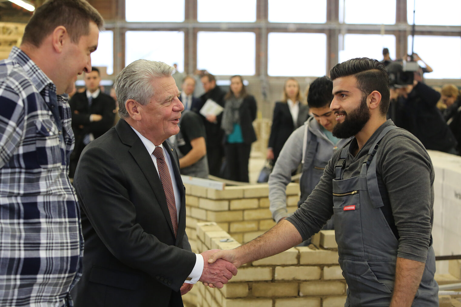 Bundespräsident Joachim Gauck besucht das Handwerk 48