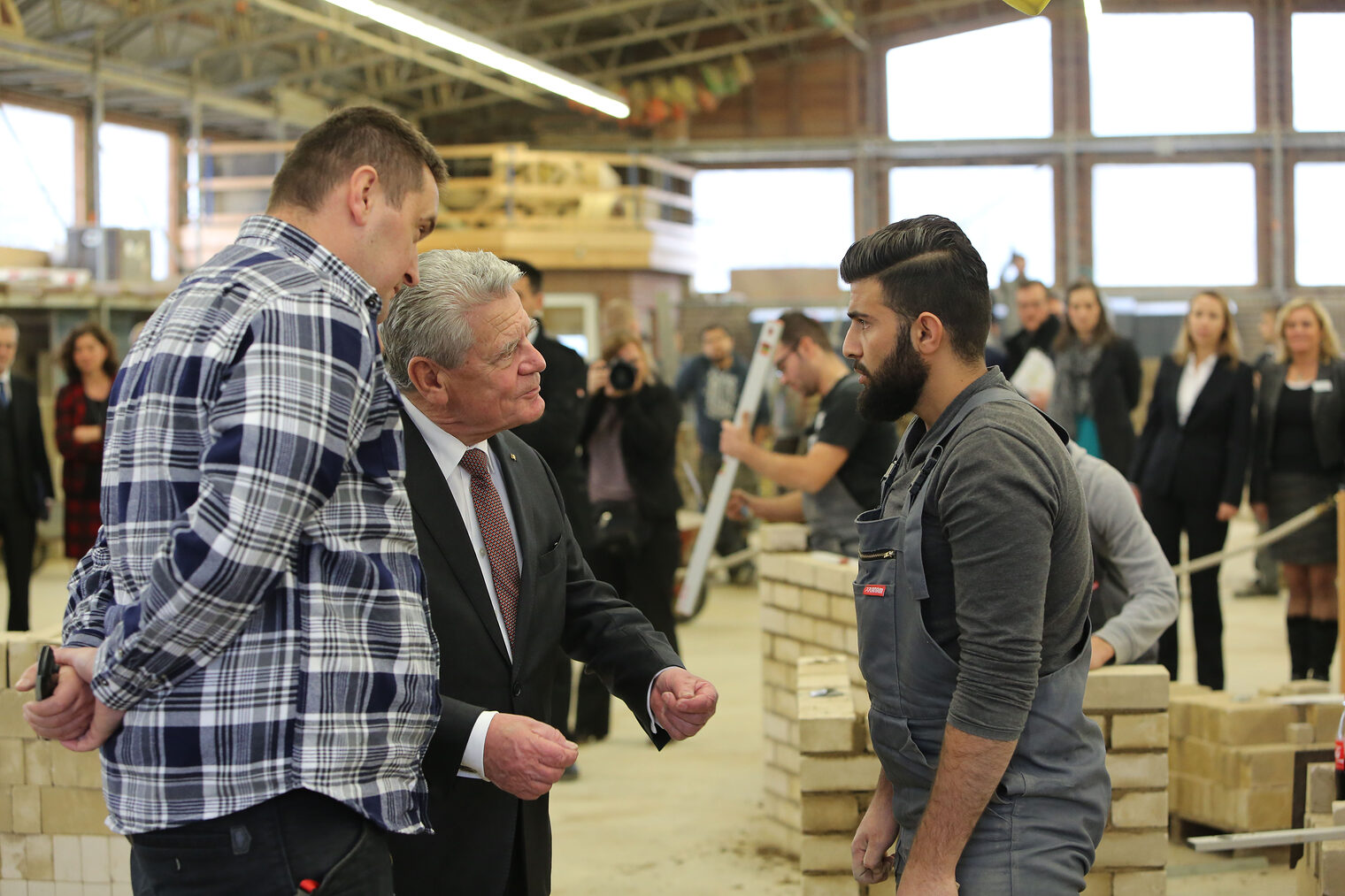 Bundespräsident Joachim Gauck besucht das Handwerk 49