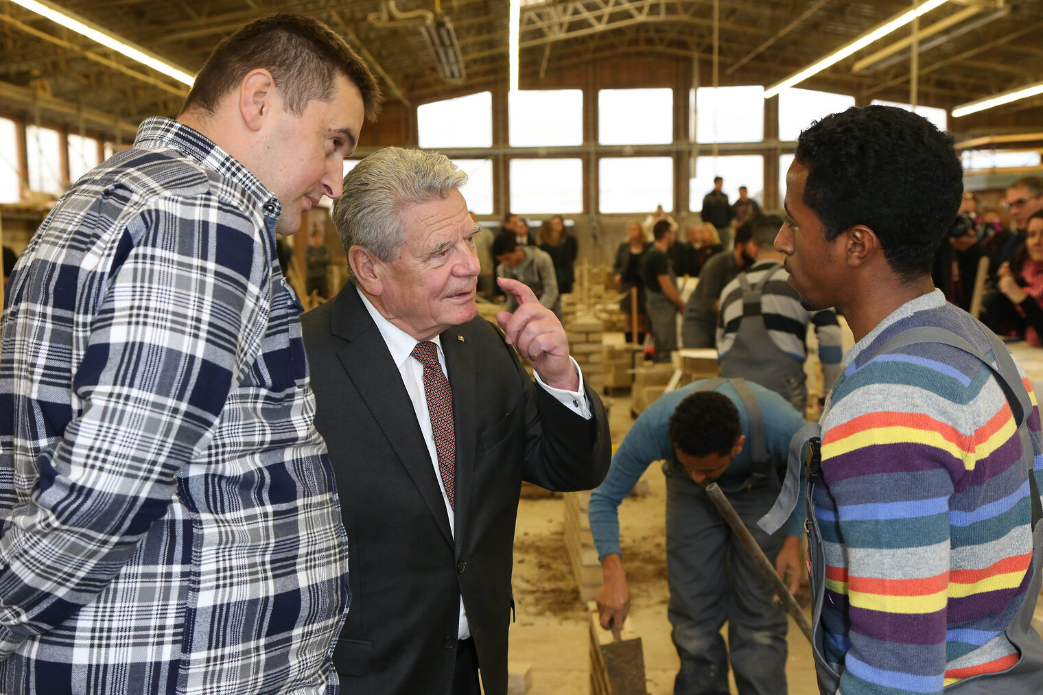 Bundespräsident Joachim Gauck besucht das Handwerk 56