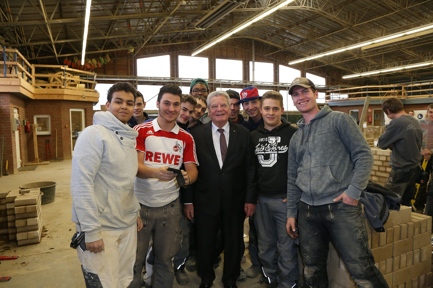 Bundespräsident Joachim Gauck besucht das Handwerk 59