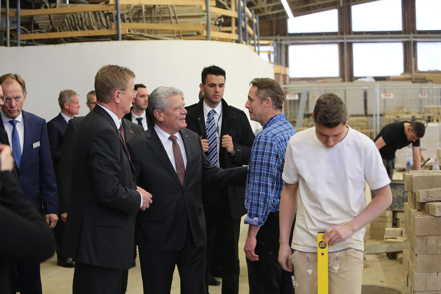 Bundespräsident Joachim Gauck besucht das Handwerk 62