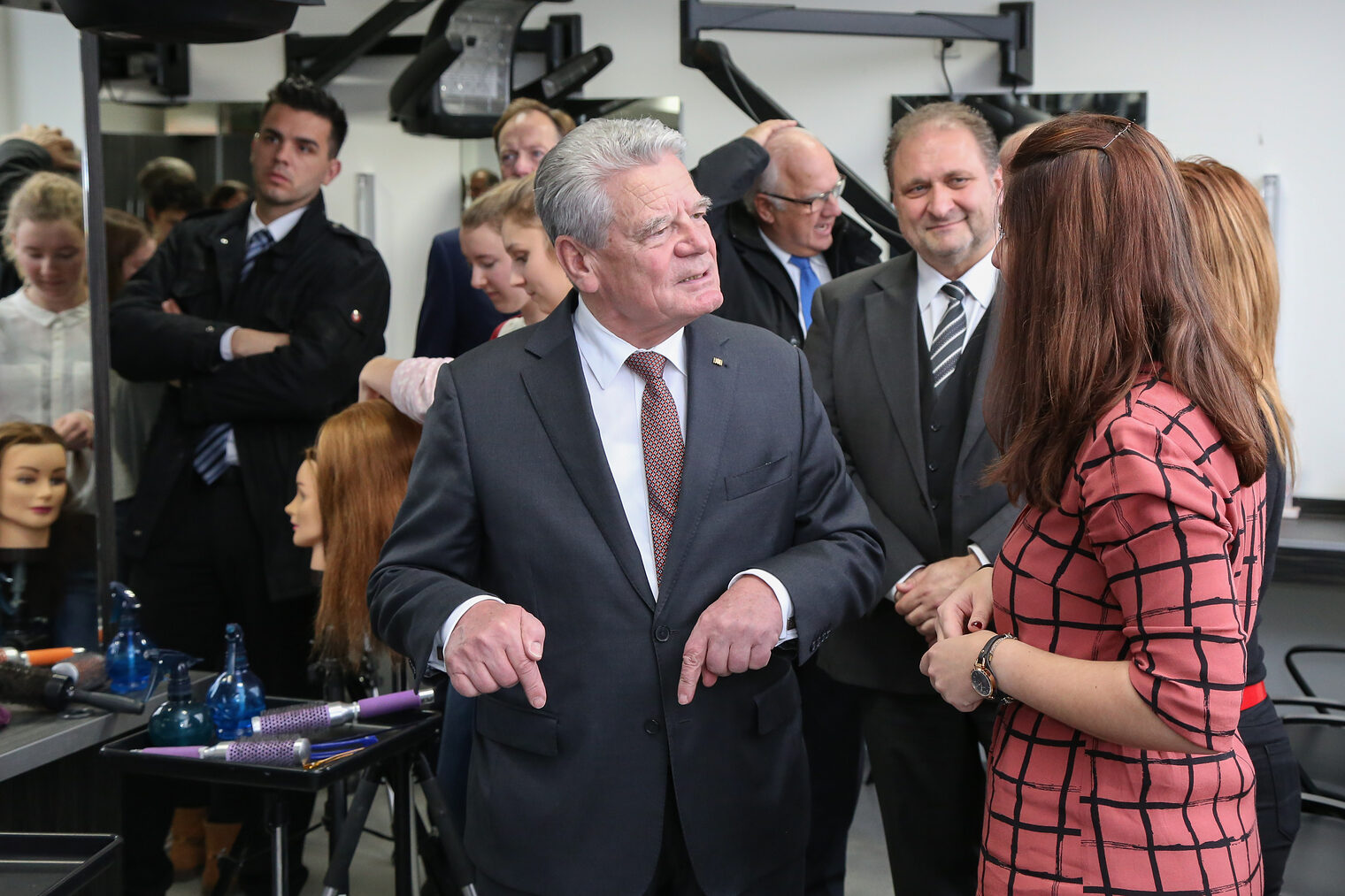 Bundespräsident Joachim Gauck besucht das Handwerk 69
