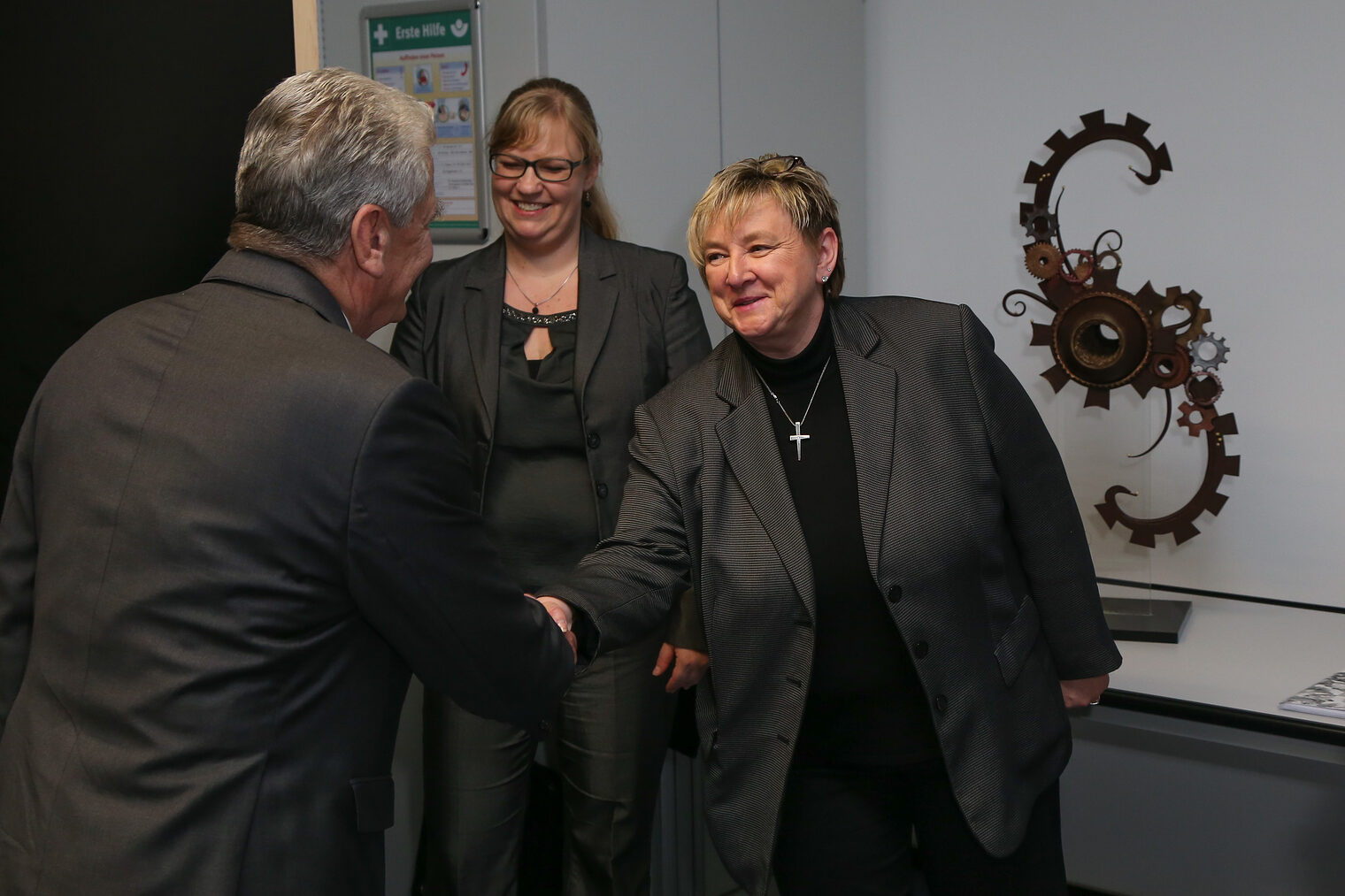 Bundespräsident Joachim Gauck besucht das Handwerk 81