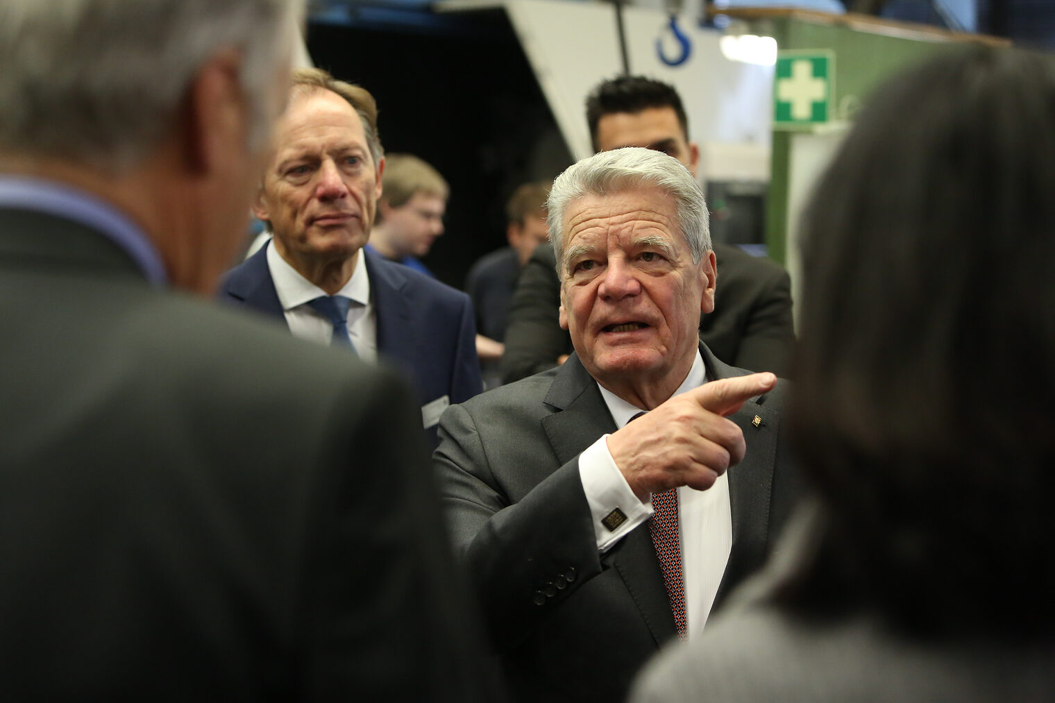 Bundespräsident Joachim Gauck besucht das Handwerk 96
