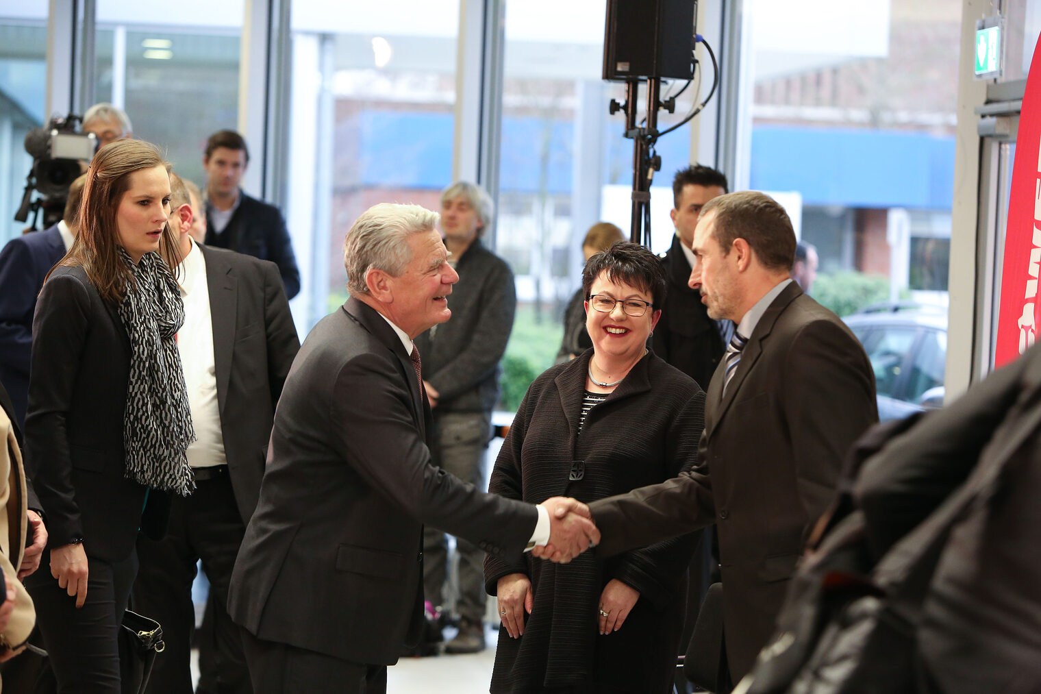 Bundespräsident Joachim Gauck besucht das Handwerk 98