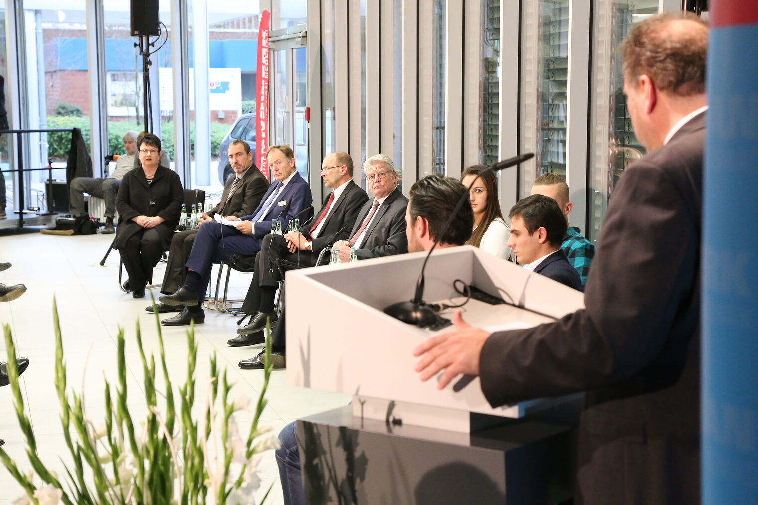 Bundespräsident Joachim Gauck besucht das Handwerk 105