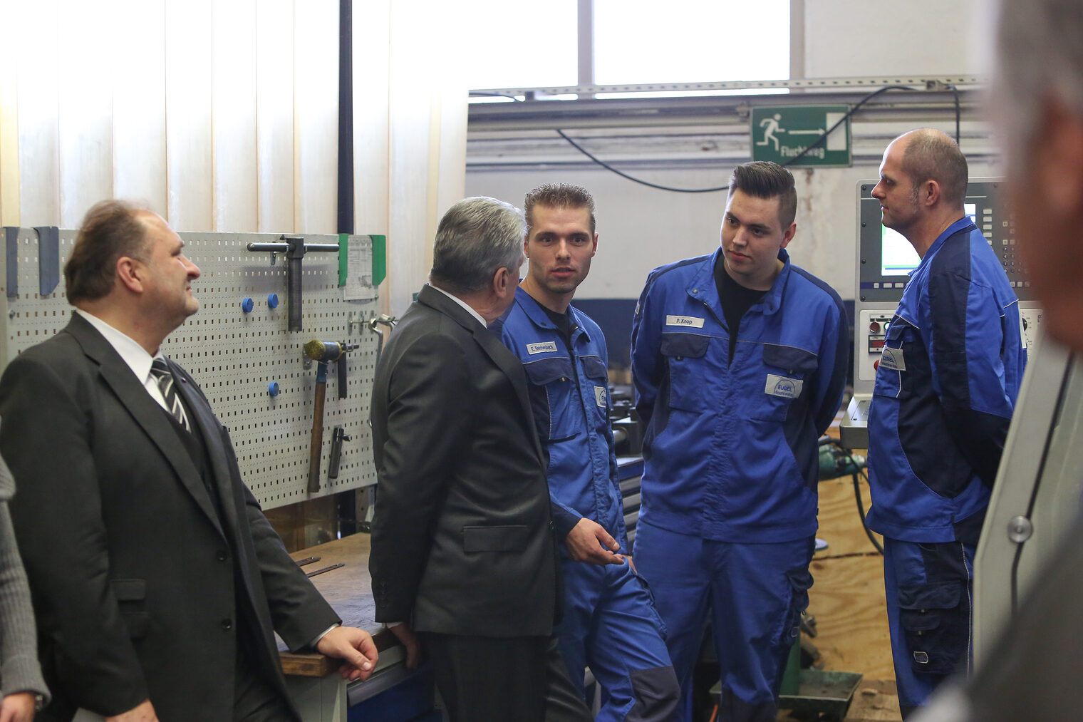 Bundespräsident Joachim Gauck besucht das Handwerk 117