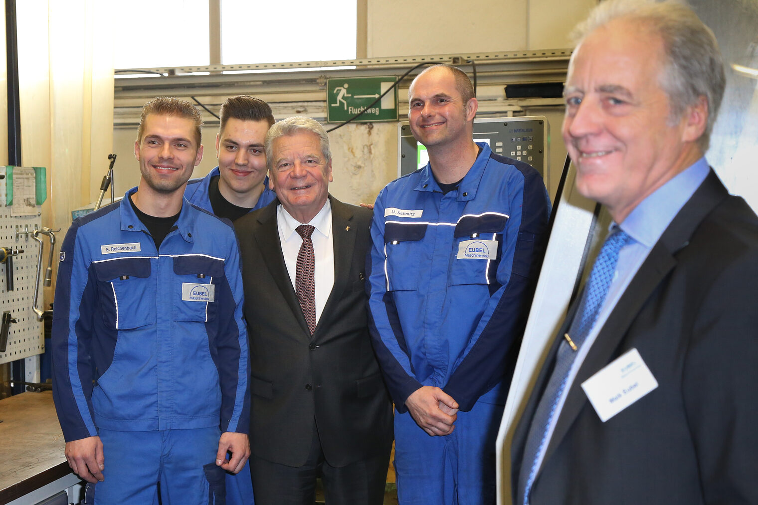 Bundespräsident Joachim Gauck besucht das Handwerk 129