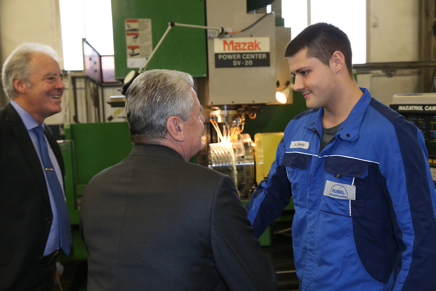 Bundespräsident Joachim Gauck besucht das Handwerk 141