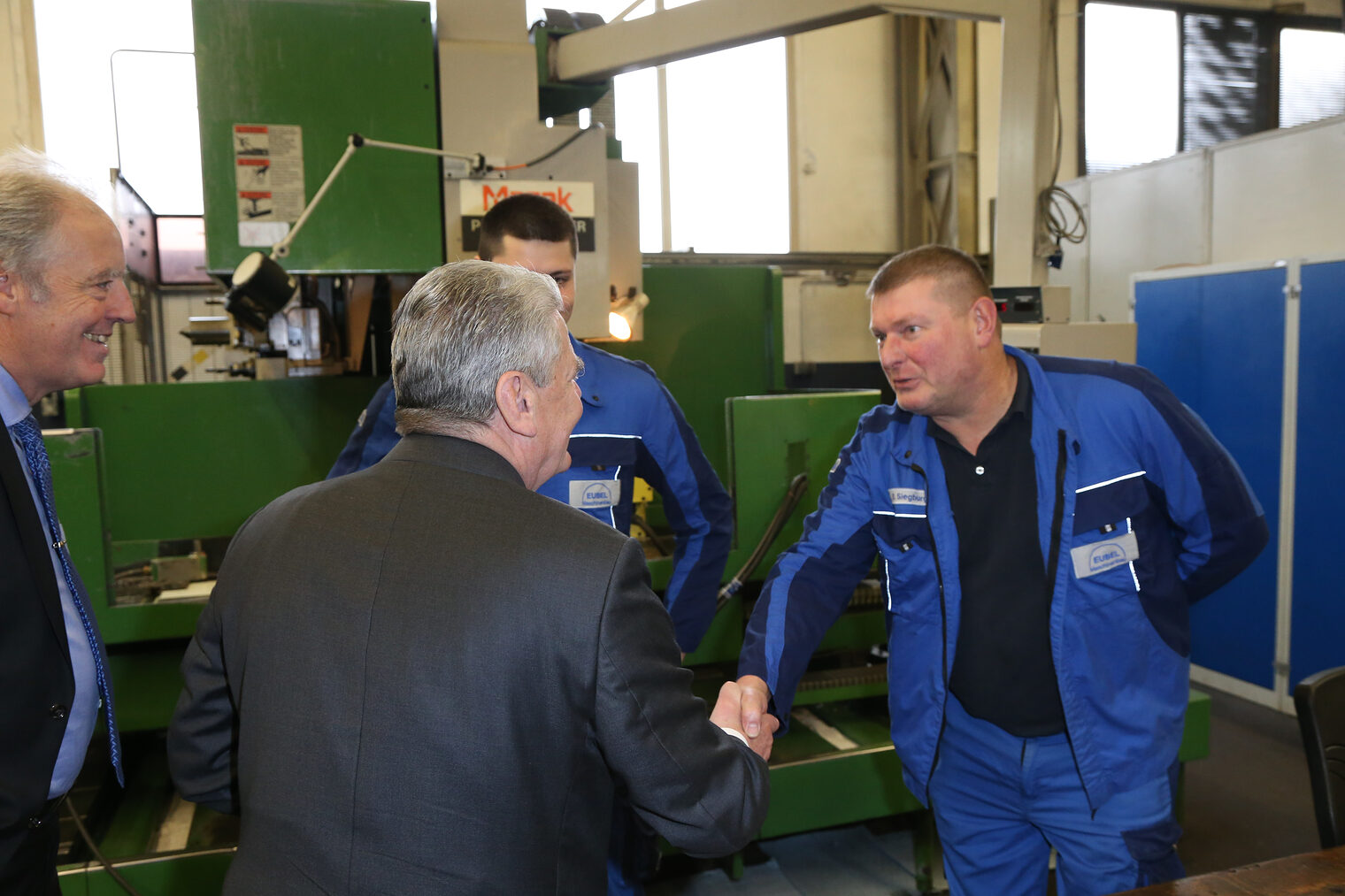 Bundespräsident Joachim Gauck besucht das Handwerk 142