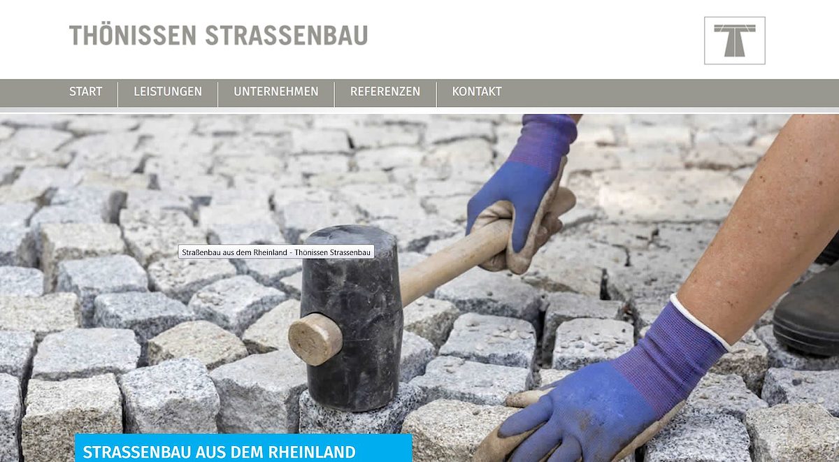 Bildschirmfoto der Homepage des Monats Juni 2016