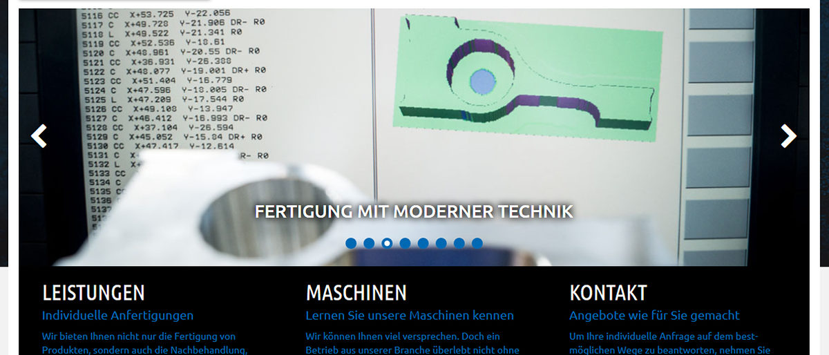 Homepage des Monats März: GMM mbH