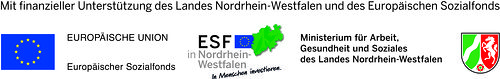 Mit freundlicher UNterstützung des Landes Nordrhein-Westfalen und des Europäischen Sozialfonds